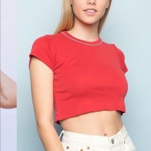 BRANDY MELVILLE RED TOP